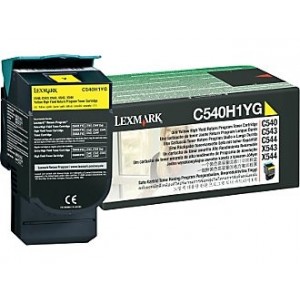 Lexmark C540 C543 X543 C544 X544 Yellow HY Prebate Genuine Toner