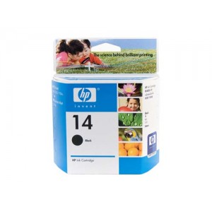HP Genuine 14 Black Ink Cartridge C5011D