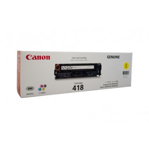 Canon Genuine Cart-418 Yellow Toner