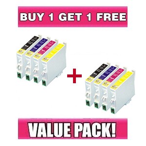 Epson T0631-T0634 Value Pack - B/C/M/Y - BUY 1 GET 1 FREE