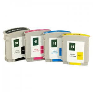 HP Compatible No.10 BK & No.11 C,M,Y Value Pack