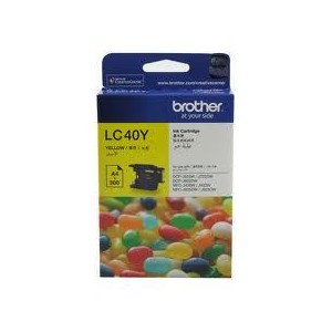 Brother Genuine LC-40 Yellow Ink Cartridge