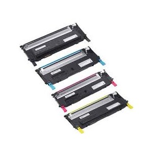 Dell 1230C/1235CN Compatible Toner Value Pack (C/M/Y/BK)