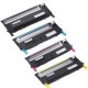 Dell 1230C/1235CN Compatible Toner Value Pack (C/M/Y/BK)