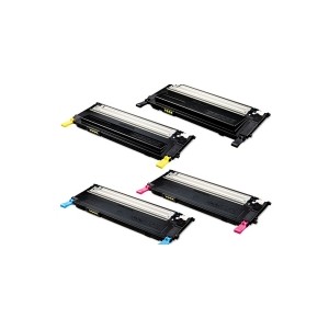 Samsung 4 Pack 409 (B,C,M,Y) Toner Set CLT-P409C