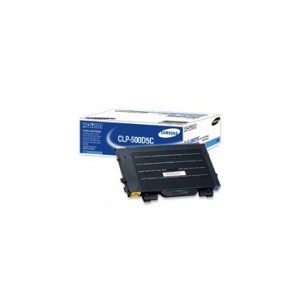 Samsung Genuine CLP500 Cyan Toner CLP500D5C