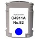  HP No.82 Cyan Ink Cartridge C4911A