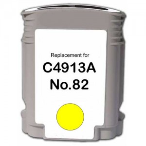  HP No.82 Yellow Ink Cartridge C4913A