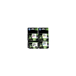 HP 4 Pack 932XL BK 933XL (C,M,Y) Ink Cartridge Set