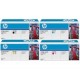 HP 4 Pack CE270A CE271A CE272A CE273A Toner Set