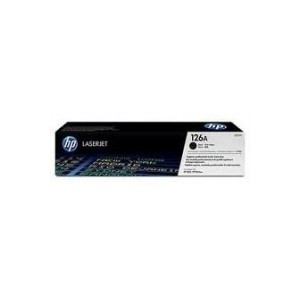HP Genuine CE310A Black Toner 126A
