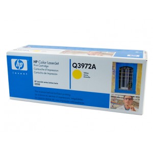 HP Q3972A Genuine Yellow Toner