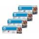 HP 4 Set CE740A CE741A CE742A CE743A Toner Pack