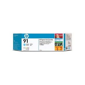 HP No 91 Light Cyan Ink Cartridge C9470A 