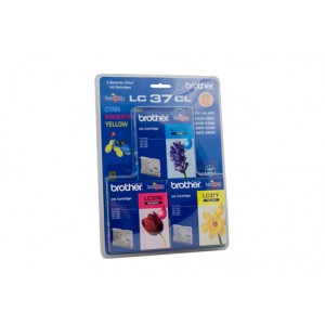 Brother Genuine LC37 C/M/Y Value Pack