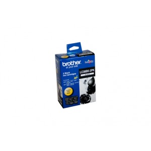 Brother Genuine LC39 Black Twin Pack