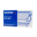 Brother PC401 Fax Cartridge + 1 Roll