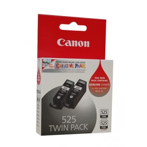 Canon Genuine PGI525 Black Ink - Twin Pack