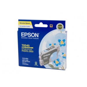Epson Genuine T0345 Light Cyan Ink Cartridge C13T034590