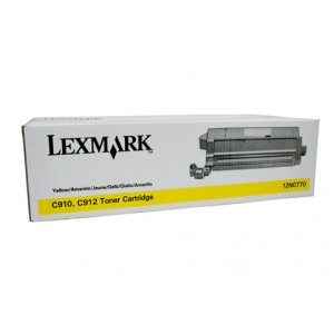 Lexmark C910 C912 Yellow Toner 12N0770