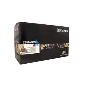 Lexmark C792DE X792DE Cyan Prebate Toner C792A1CG