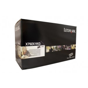 Lexmark X792DE High Yeild Black Prebate Toner X792X1KG