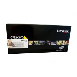 Lexmark C782 Extra High Yield Yellow Prebate Toner C782X1YG
