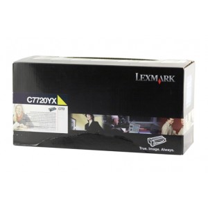 Lexmark C772 Yellow Extra High Yield Prebate Toner C7720YX