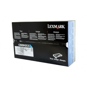 Lexmark C500 X500 X502 Cyan High Yield Genuine Toner
