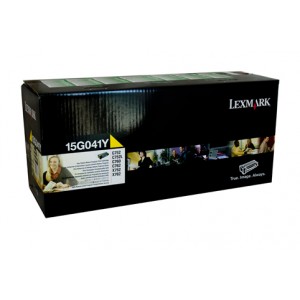 Lexmark C752 C760 C762 X762 Yellow Prebate Toner 15G041Y