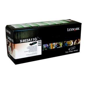 Lexmark X463 X464 X466 Black Prebate Toner X463A11G