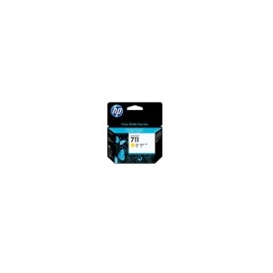 HP 711 Yellow 3 Pack Ink Cartridge CZ136A