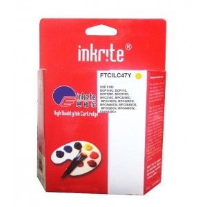 Brother Compatible LC47Y Yellow Ink Cartridge