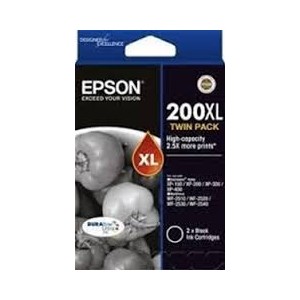 Epson 200 XL HY Black Ink TWIN PACK