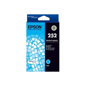 Epson Genuine 252 Cyan Ink Cartridge