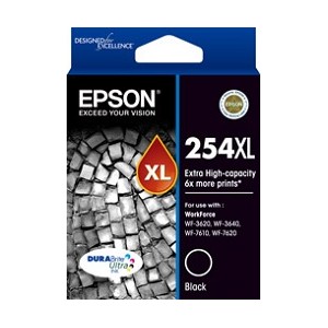 Epson Genuine 254 Black Extra HY Ink Cartridge