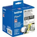 Brother DK22212 White Roll