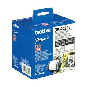 Brother DK22212 White Roll
