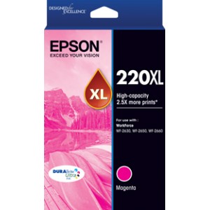 Epson Genuine 220XL Magenta Ink Cartridge HY