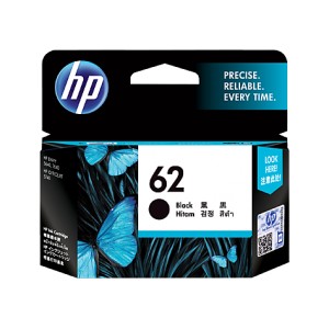 HP Genuine No.62 Black Ink Cartridge 