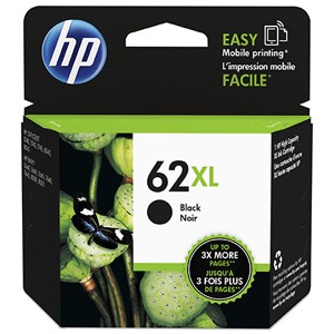 HP Genuine No.62XL Black Ink Cartridge 