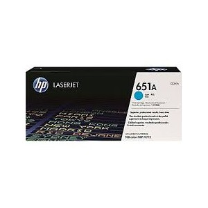 HP Genuine CE341A Cyan Toner 651A