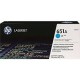 HP Genuine CE341A Cyan Toner 651A