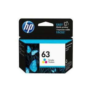HP No. 63 Colour Ink Cartridge - 165 pages