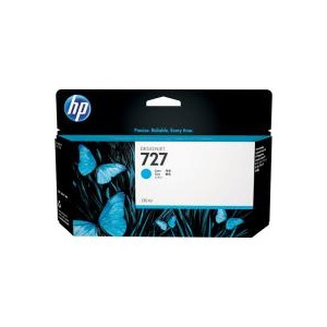 HP No. 727 130ml Cyan Ink Cartridge