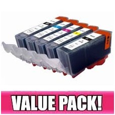 Canon PGI 520 CLI 521 Compatible Value Pack