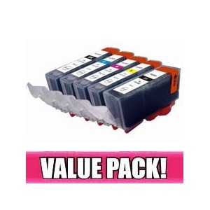 Canon PGI 520 CLI 521 Compatible Value Pack