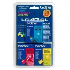 Brother LC47 Tri-Colour Ink Value Pack