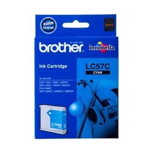 Brother Genuine LC57 Cyan Ink