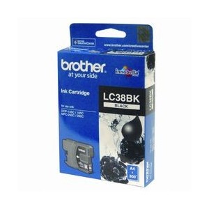 Brother Genuine LC38 Black Ink